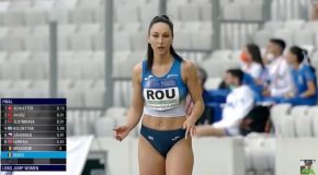 Florentina Costina Iusco’s Amazing Long Jump At The Cluj Napoca 2021!