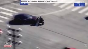 Man Escaping The Cops On A Motorcycle Crashes And Dies