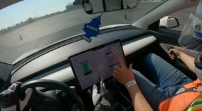 Putting A Tesla Car In Drifting Mode!