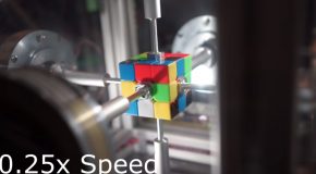Rubik’s Cube Gets Solved In 0.38 Seconds!