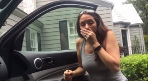 Surprising Woman With A Puppy Birthday Present!
