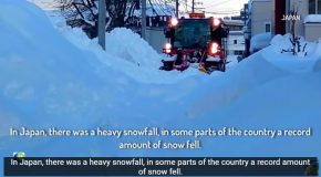 Japan Petrified With The Height Of The Snowdrift Exceeding 4 Meters!