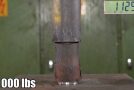 Using A Hydraulic Press To Force A Oversized Large Shaft Into Steel Tube!