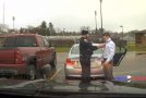 Police Officer Ties A Tie For A Speeding Student!