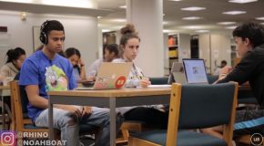 Funny Blasting Inappropriate Music In Libraries Prank!