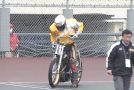 Motorcycle With Half A Handlebar Wins Against Moto GP Bikes On A Track!