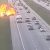 DOT Vehicle And Dump Truck Collision Results In A Massive Fireball!