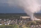 Massive Tornado Over Andover, KS Caught On A Drone Camera!