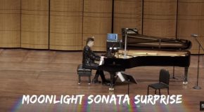Pianist Woes Everyone With His Moonlight Sonata Dubstep Remix!