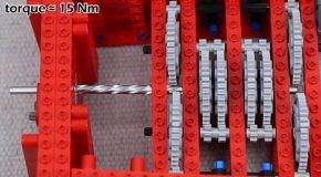 Trying To Break A Steel Axle Using LEGO Blocks!