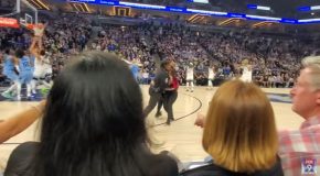 Animal Rights Protesters Enters Timberwolves Court, Get Caught!