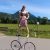 Beautiful Woman Does Some Amazing Bicycle Tricks!