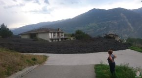 Huge Mudslide Happens In Switzerland