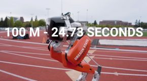 Ostrich-Inspired Robot Sets A World Record For A 100m Run!