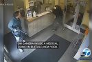 Armed Robber Comes To Rob A Medical Clinic, Security Guard Pounces On Him!
