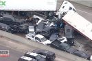 FedEx Truck Crashes Into A 100-Car Traffic Pileup