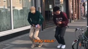 Man Asks Strangers About Their Favorite Dance Moves And Tries It With Them!