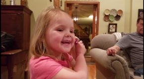 Little Child Tells Her Father That She Has A Boyfriend