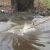 Flooded Street Gets Drained, Causes Huge Water Current