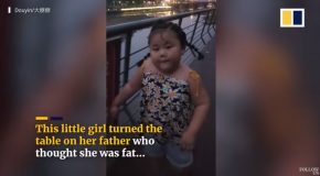 Little Girl Tells Her Father That He Doesn’t Need To Lose Any Weight