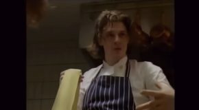 Old Clip Of 19-Year-Old Gordon Ramsay Working As An Apprentice Chef