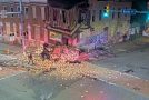 Huge Car Crash Causes A Building To Collapse In Baltimore