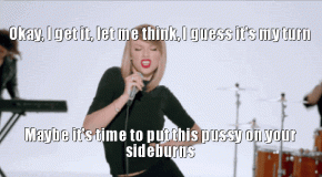 Taylor Swift Set to Nicki Minaj Lyric GIFS