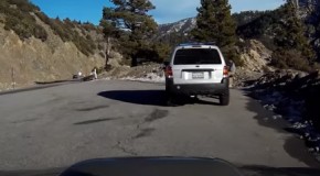 Dude With A Dash Cam Loses Control Of His Car And Flips Off The Side Of A Mountain!