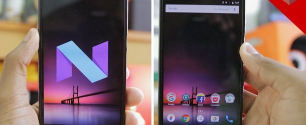 ANDROID N in SLOW MOTION!