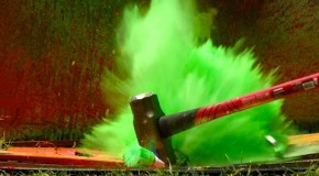 Slow-Motion Exploding Spray Paint