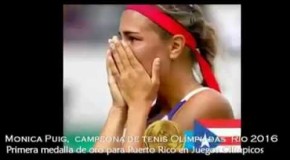 Puerto Rico celebrates first Olympic Gold Medal, won by Monica Puig