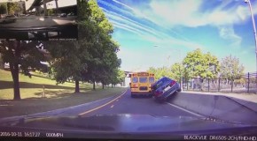 Dash Cam Video Showing A BMW Crashing