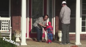 Trick Or Treating With A Fake Kid
