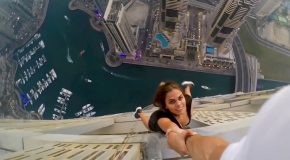 A Terrifying Compilation Of Thrillseekers Performing Stunts At Dangerous Heights