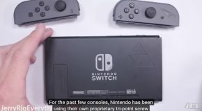 Nintendo Switch Console Taken Apart