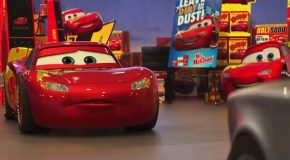 Lightning McQueen Trains Hard to Make a Comeback in the New Trailer for Cars 3