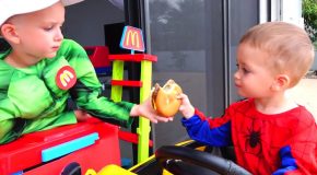 What Happens When A Child Superhero Wants A Hamburger