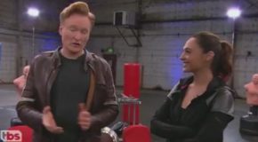 Conan Works Out With Wonder Woman Gal Gadot – Conan On Tbs