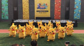 Dancing Pikachu Mascot Gets Yanked Off Stage