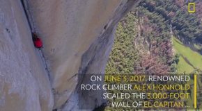 First Video Of Most Dangerous Rope-Free Climb Ever (Alex Honnold)