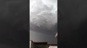 He’s Filming This Insane Storm Forming, Then He Pans Left And OMG!