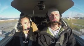 Marriage Proposal While Being In An Airplane’s Cockpit For The First Time