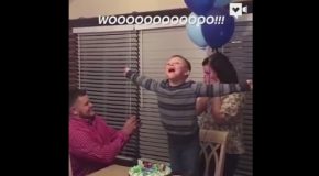 Birthday Boy’s Wish For Parents to Marry Finally Comes True