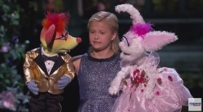 Kid Ventriloquist Sings With A Little Help From Her Friends America’s Got Talent 2017