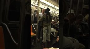 Mr Clean Vs Homie On The Subway