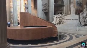 A Rotating Stairway In Stunning Pantheon Show