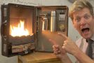 Colin Furze Turns a Briefcase Into a Portable Gas Fireplace