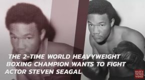 George Foreman Calls Out Steven Seagal to Fight in Vegas