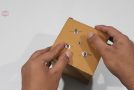 Electronic Puzzle Box That Jumps When Unlocked
