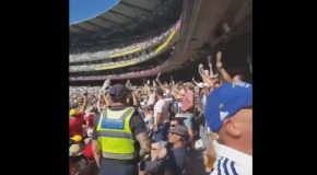 Barmy Army’s Response to Security Telling Someone to Put Their Shoes on